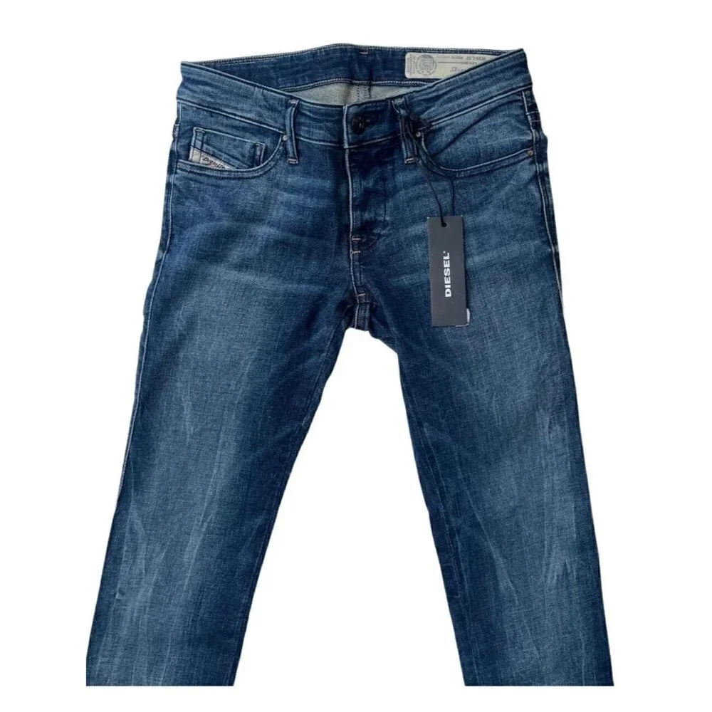 Diesel Womens Skinzee Low Super Slim Skinny Low Waist jeans Size W26 L32 $198 - Picture 11 of 13